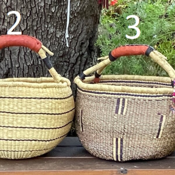 African basket - Extra large market basket - Bolga basket - farmers market basket - Picnic basket -  fairly traded basket - harvest basket