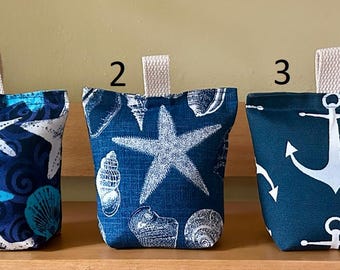 Door stopper - fabric door stopper - decorative door stopper - filled door stopper- outdoor door stop - door wedge -door stop - Nautical