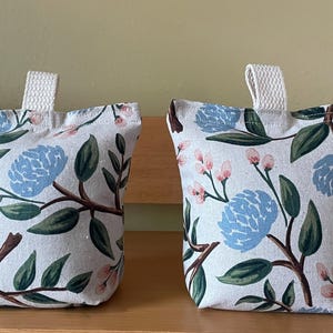 Door stopper - fabric door stopper - decorative door stopper - filled door stopper - indoor door stoppers - Door stop - door wedge - Peonies