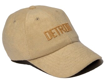 Detroit cream terry cloth baseball cap