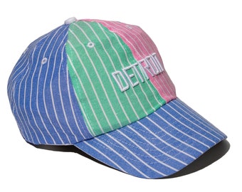 Detroit pinstripe baseball cap