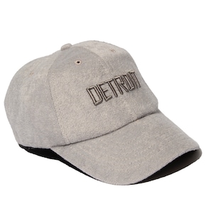 Detroit gray terry cloth baseball cap