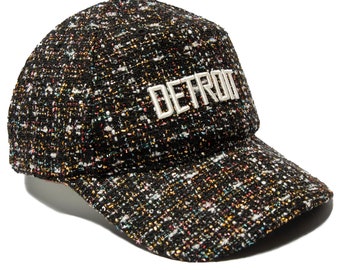 Detroit tweed baseball cap