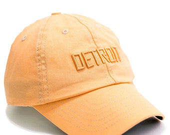 Detroit peach fuzz baseball cap