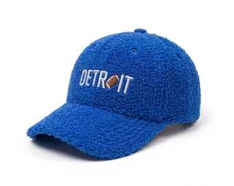 Detroit Lions Fussball inspirierte blaue Teddy Baseballkappe