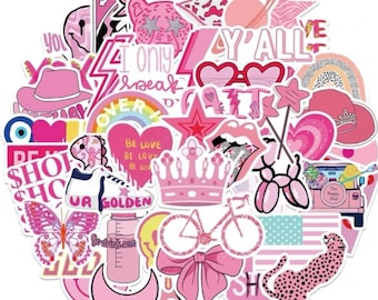 Pink Aesthetic Sticker Set (Random Selection) 2-Inch