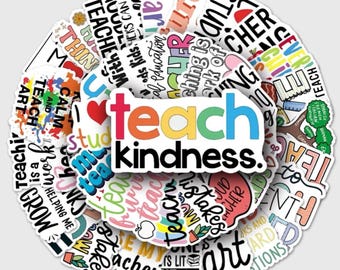 Teacher-Themed Sticker Pack (Random Selection) 2-Inch