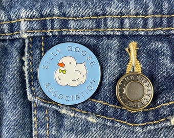 Silly Goose Association Enamel Pin