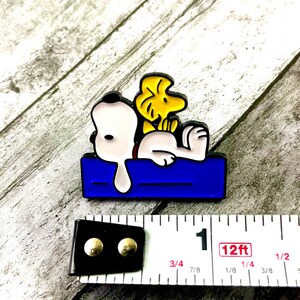 Snoopy & Woodstock Enamel Pin - Etsy
