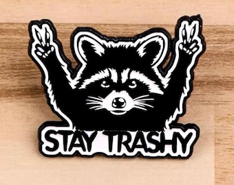 Raccoon Enamel Pin