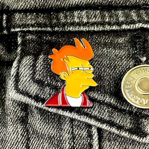 1-Inch Fry Futurama Enamel Pin