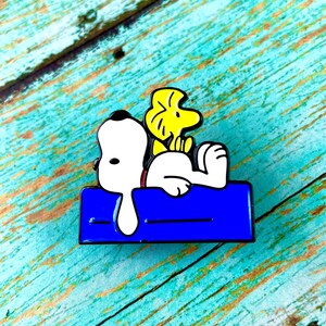 Snoopy & Woodstock Enamel Pin - Etsy