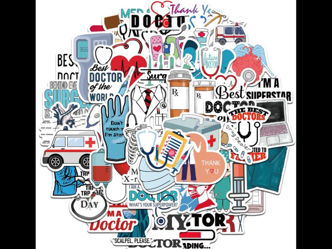 Doctor-themed Sticker Pack (random Selection) 2-inch - Etsy