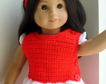 Crochet Capri Pants & Top Pattern: American Girl Doll Clothes (PDF Download)