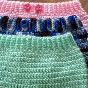 PDF PATRON AU CROCHET, Couvre-couches, Tailles 0 à 3 mois, 3 à 6 mois, 6 à 9 mois, Bloomers bébé, Short bébé, Téléchargement immédiat image 5