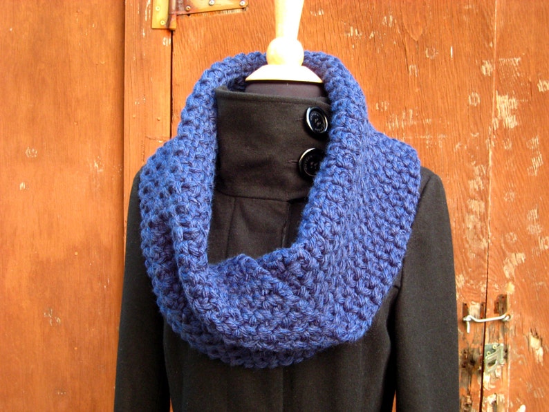 Instant Download PDF Womens Cowl Crochet Pattern Ladies Infinity Scarf Neckwarmer Winter Boardwalk Cowl image 3