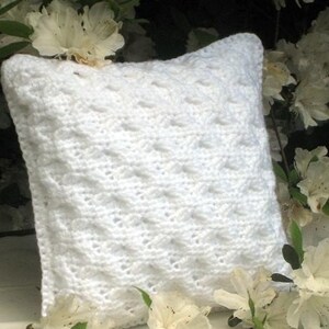 CROCHET PATTERN, Ring Pillow Cover, Classic Elegance image 5