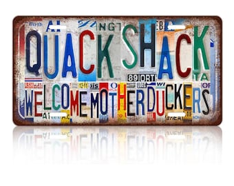 The Quack Shack Entenstall Schild