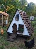 Cozy Cabin Chicken Coop Plans, A-Frame Cottage Style, Predator Proof, Easy Build duck coop plans small chicken coop plans 10 chickens