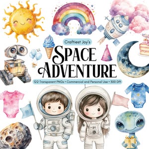 Aquarell Astronaut Niedlich Weltraum Clipart Aquarell Rakete Clipart Mond Weltraum Aquarell Sonnensystem Weltraum Kinderzimmer Astronaut Geburtstag