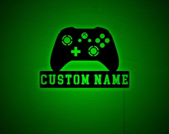 Aanpasbaar RGB-ledlicht voor gaming, neonreclame bijnaam gamer, kerstcadeau gamer, decor gamingkamer, gamelicht, achtergronddecor streamer