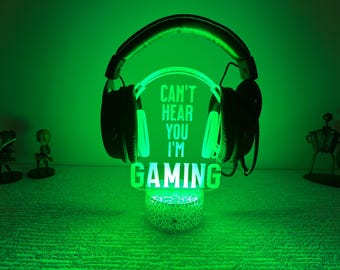 Led Light Headphone Stand-RGB Light Headset Holder-Streamer Headset Holder Stand-Gamer Kid Gifts-Headphone Holder-Christmas Gift for Gamers
