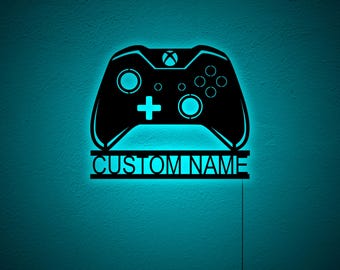Aanpasbaar RGB-ledlicht voor gaming, neonreclame bijnaam gamer, kerstcadeau gamer, decor gamingkamer, gamelicht, achtergronddecor streamer