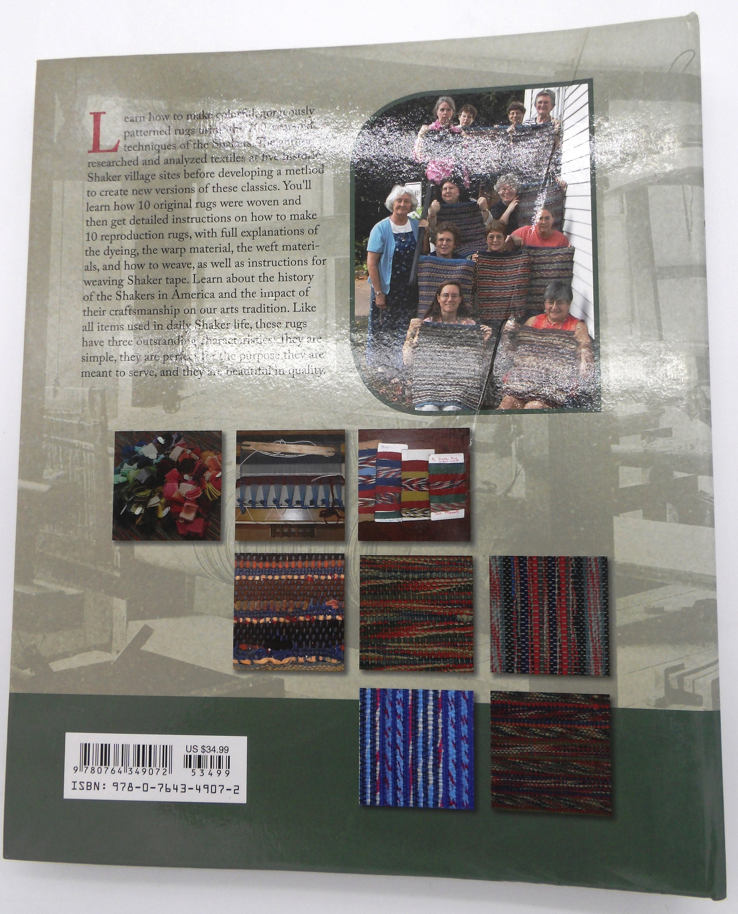 Weaving Shaker Rugs Weaving Shaker Rugs by Mary Elva Congleton Erf Hardcover 2015 - Etsy