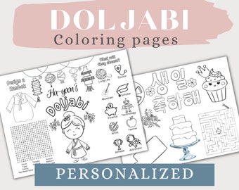 "Koreanische Ausmalseiten zum Ausdrucken ""Dotjabi"" - Malseiten zum Ausdrucken"