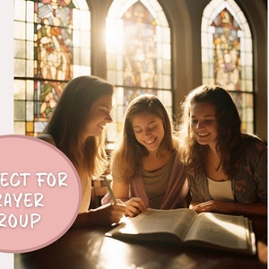 Happy women in a church