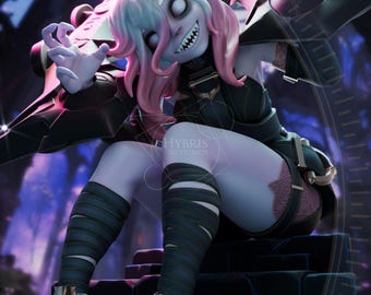Briar League of Legends Arcane 12K Resin Figure Model Kit Unassembled