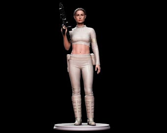 Pamde Amidala 1/4 Painted High Quality Painted/Unpainted Figure Printer Model Gift Movie Lover Game Custom Action Figure Comic 3D Model