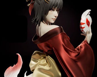 Figura de acción personalizada de Amaterasu, modelo de impresora de alta calidad, pintada o sin pintar, regalo para amantes de las películas, modelo 3D de cómic