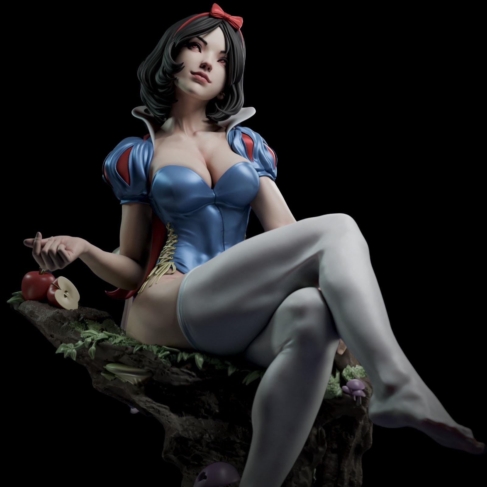 Snow White  Painted/Unpainted High Quality Figure Printer Model Gift Movie Lover Game Custom Action Figure Comic 3D Model