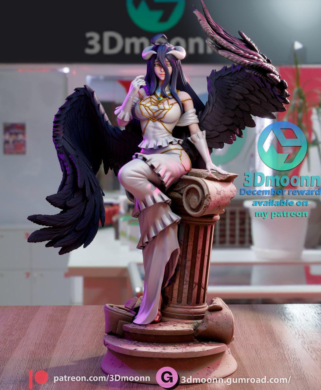 Albedo Overlord Figure - Etsy