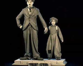 Charlie Chaplin Painted/Unpainted High Quality  Figure Printer Model Gift Movie Lover Game Custom Action Figure Comic 3D Model