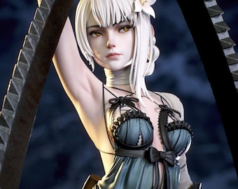 Figura de acción personalizada de Kaine NieR Replicant, modelo para impresora, pintada o sin pintar, de alta calidad, para amantes de las películas, modelo 3D