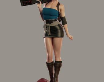 Jill Valentine + NSFW Figura de impresora de alta calidad pintada/sin pintar Modelo de regalo para amantes de las películas Juego Figura de acción personalizada Modelo 3D de cómic