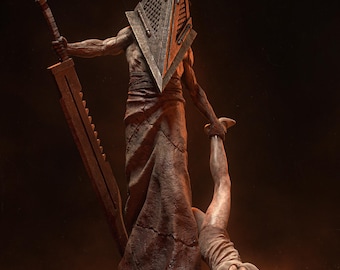 Figura de cabeza de pirámide a escala 1/4 de 12K, estatua de resina, modelo en kit sin ensamblar, regalo, película, juego, figura de acción personalizada, cómic 3D