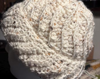 Wavy Lines Beanie Crochet Pattern | PDF Crochet Pattern | Ribbed Beanie with Wavy Texture | Crochet Hat Pattern