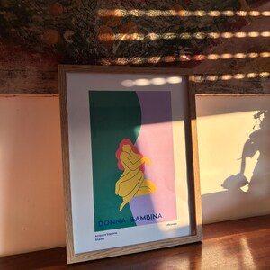 Poster Acqua e Sapone | Donna Bambina | Decorazione Murale