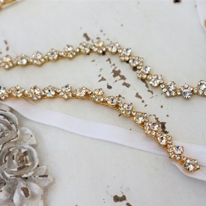 Gold Crystal Garter Set,Wedding Garter,Bridal Accessories,Boho Garter Set,Toss garter,keepsake Garter,Style #G9