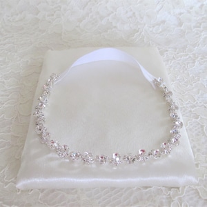 Jarretière de mariée en cristal argenté et strass, jarretière de mariage, accessoires de mariée, style # G31