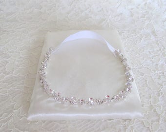 Silver Crystal Rhinestone Bridal Garter,Wedding Garter,Bridal Accessories,Style #G31