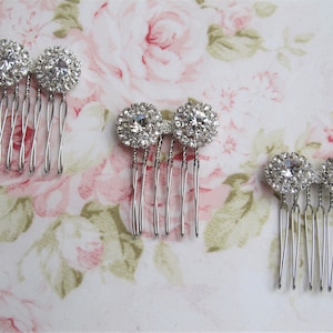 Mini Silver Hair Comb,Rhinestone Wedding Hair Comb,Bridal Hair Accessories,Wedding Accessories,Decorative Hair Comb