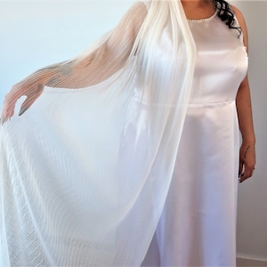 Wedding veil, Bridal Veil, Pleated Veil, Accordion Veil, Wedding Accessories, Bridal Accessories, Modern Veil