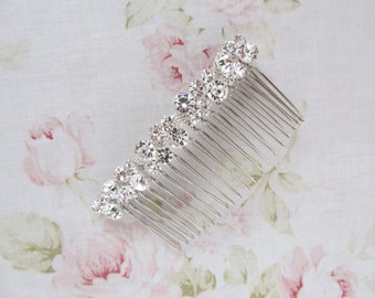 Bridal Hair Comb,Crystal Rhinestone Wedding Hair Comb,Bridal Hair Accessories,Wedding Accessories,Decorative Hair Comb,#C8