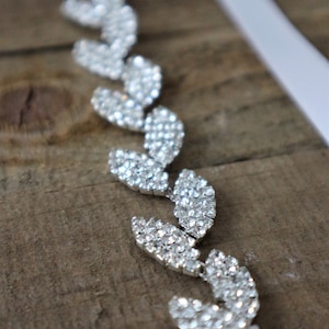 Silver Rhinestone Bridal Cuff,Wedding Accessories, Bracelet,Crystal Bridal Bracelet,#B6