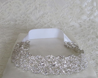 Silver Crystal Rhinestone Bridal Garter,Wedding Garter,Bridal Accessories,Style #G16
