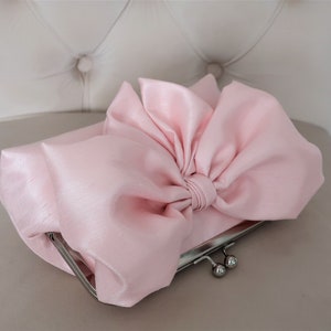 Full Bow Clutch, Bridal Accessories, Bridal Clutch, Bridesmaid Clutch, Clutch Purse, Wedding Clutch Purse image 4
